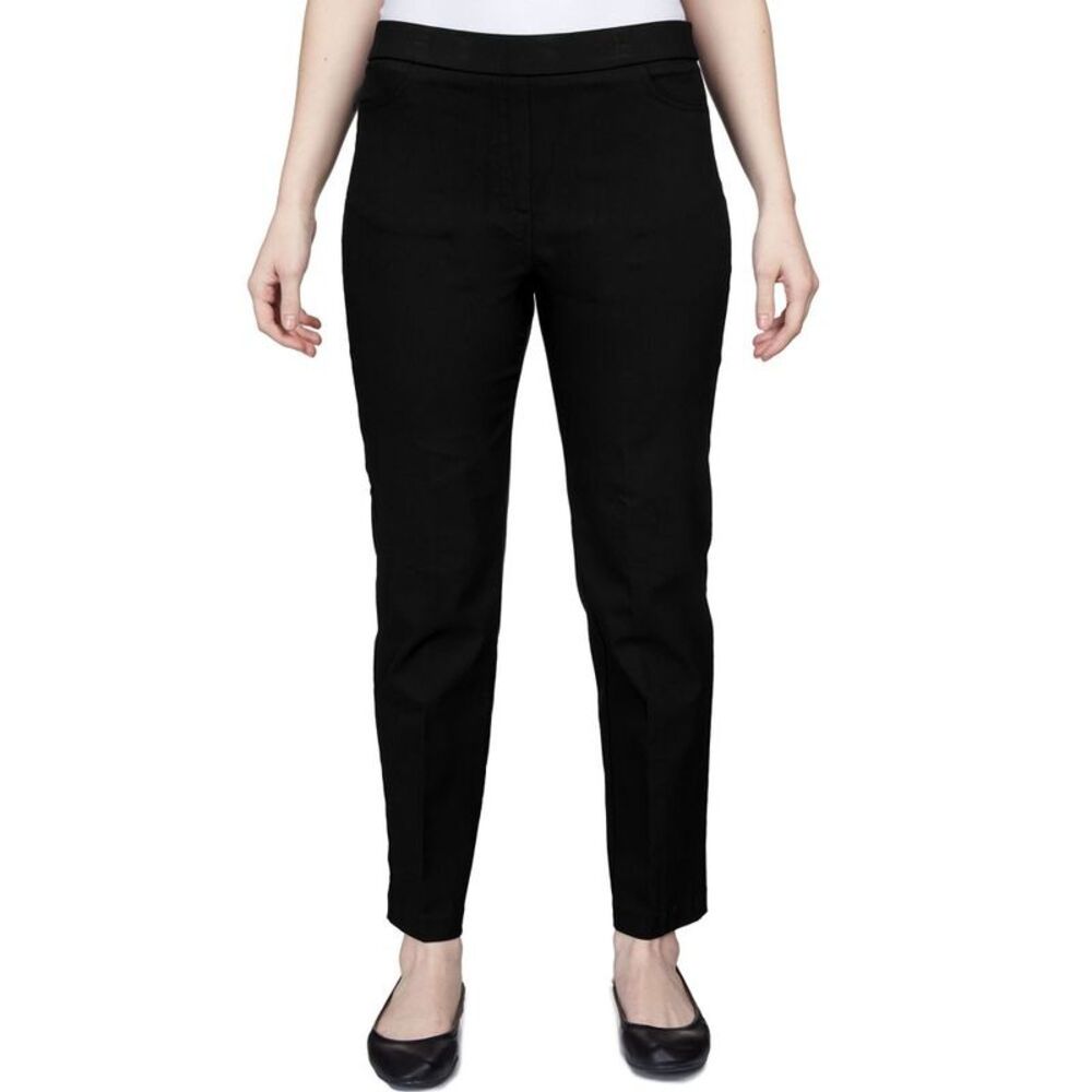 Petite Women's Classic Allure Slim Fit Short Length Pant With Waist